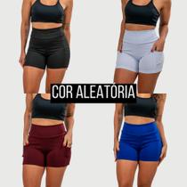 KIT2 Bermuda Feminina Legging pra Atletismo Corrida Academia com Dois Bolso pra Celular Cós alto KIT2 Bermuda Feminina Legging pra Atletismo Corrida Academia com Dois Bolso pra Celular Cós alto