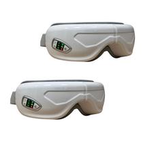 Kit2 Massageador Elétrico para os Olhos Vibração AirBag Aquecimento Bluetooth Recarregável Branco G94 - Gran Belo Kit2 Massageador Elétrico para os Olhos Vibração AirBag Aquecimento Bluetooth Recarregável Branco G94 - Gran Belo