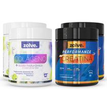 Kit2 Pote Creatina Performance + Skin Colágeno Verisol Limão