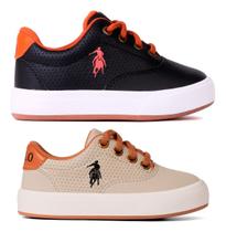 Kit2-tenis Infantil Sapatenis Polo Confortável Casual Leve Kit2-tenis Infantil Sapatenis Polo Confortável Casual Leve