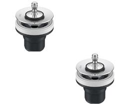 Kit2pcs-Válvula Escoamento Lavatório Cuba E Bidê 1602.c Deca