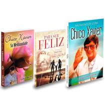 Kit3 Livros, Chico Xavier + Para Ser Feliz