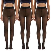 Kit3 Meia-Calça Térmica Peluciada Para Inverno Feminina Forrada Alta Elasticidade Kit3 Meia-Calça Térmica Peluciada Para Inverno Feminina Forrada Alta Elasticidade