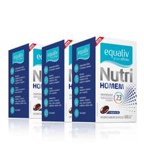 Kit3 Nutri Homem Multivitamínico Complexo B Vitamina Equaliv
