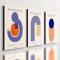 Kit3 Quadro Decorativo Abstrato Bauhaus Minimalista Azul Moderno Luxo Qualidade Premium 40x28cm Kit3 Quadro Decorativo Abstrato Bauhaus Minimalista Azul Moderno Luxo Qualidade Premium 40x28cm