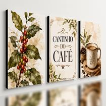 Kit3 Quadro Decorativo Cantinho do Café Cozinha Copa Gourmet Cafeteria e3 28x20cm Kit3 Quadro Decorativo Cantinho do Café Cozinha Copa Gourmet Cafeteria e3 28x20cm