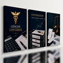 Kit3 Quadro Decorativo Contabilidade Escritório Contador e1 Kit3 Quadro Decorativo Contabilidade Escritório Contador e1