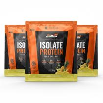 Kit3 whey isolado protein abacaxi com hor sache 25g proteina