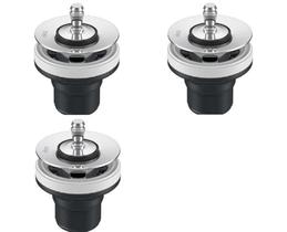 Kit3pcs-Válvula Escoamento Lavatório Cuba E Bidê 1602.c Deca