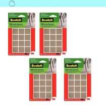 Kit4 Feltro Adesivo Cadeira Sofá Quadrado Scotch 3M 25Mm 12U Marrom Kit4 Feltro Adesivo Cadeira Sofá Quadrado Scotch 3M 25Mm 12U Marrom