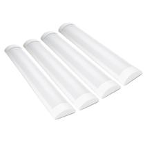 Kit4 Luminária Led Sobrepor Linear Slim 18w Branco Frio 60cm Kit4 Luminária Led Sobrepor Linear Slim 18w Branco Frio 60cm