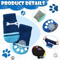 Kit4 meias pet antiderrapante sapatinhos para cachorro gato