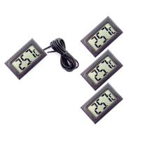 KIT4 Termômetro Digital LCD Freezer Geladeira Ambiente Painel Carro Aquário Estufa Chocadeira