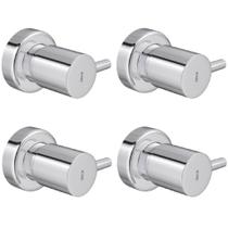 Kit4pcs-Acabamento Registro Decabase Link 4900.c.pq.lnk