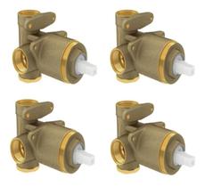 Kit4pcs-registro Monocomando Chuveiro Deca 4493.000 Base