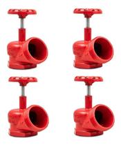 Kit4pcs-válvula Angular Hidrante (reg Globo,incêndio) Pn16