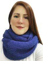 KIT5 Cachecol De Tricô Max Gola Fechada Feminina Inverno Azul-Royal KIT5 Cachecol De Tricô Max Gola Fechada Feminina Inverno Azul-Royal