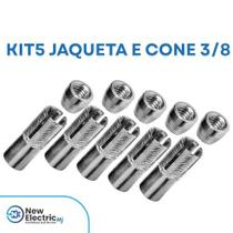 Kit5 jaqueta e cone 3/8