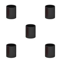 Kit5 luva pvc 3/4 preta