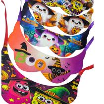 Kit50 Gargantilhas Halloween Pet Shop Cachorro E Gato