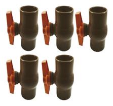 Kit5pçs - Registro Esfera Soldável Viqua 32mm