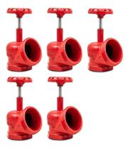 Kit5pcs-válvula Angular Hidrante (reg Globo,incêndio) Pn16