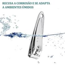 Kit6 Cortador de Unhas Compacto Inox: com Lixa e Ferramentas de Mani/Pedi, Prático e Durável Kit6 Cortador de Unhas Compacto Inox: com Lixa e Ferramentas de Mani/Pedi, Prático e Durável