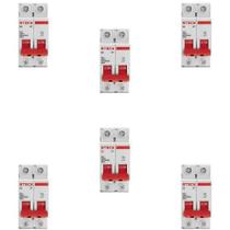 Kit6 disjuntor bipolar 40a - steck Kit6 disjuntor bipolar 40a - steck