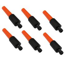 KIT6 Esguicho Ajustável 1/2" Mangueira Jardim WAP Laranja