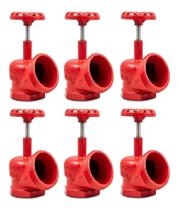 Kit6pcs-válvula Angular Hidrante (reg Globo,incêndio) Pn16