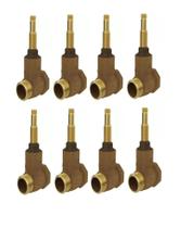 Kit8pcs-base Registro De Pressão 3/4 4416.202 Deca