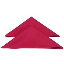 Kit8PçsGuardanapo8LugaresBasic35x35cmLisoTecido. Vermelho