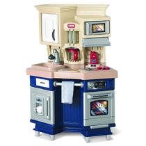 Kitchen Little Tikes Super Chef Azul e Creme 14L x 28L x 40H