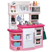 Kitchen Play Set Step2 Great Gourmet Kids com luzes rosa