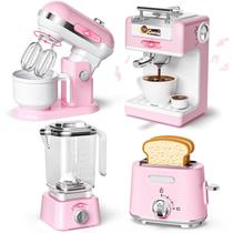 Kitchen Playset B Bascolor Play Kitchen com cafeteira, torradeira, batedeira e liquidificador Kitchen Playset B Bascolor Play Kitchen com cafeteira, torradeira, batedeira e liquidificador