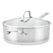 KitchenAid 3-Ply Base Escovado Aço Inoxidável Profundo Saute P