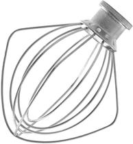 KitchenAid 6-Wire Whip para 3,5 Quart Tilt Head Stand Mixers, Metálico