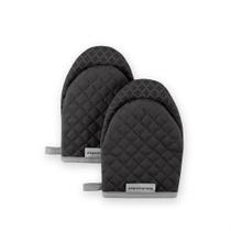 KitchenAid Asteroid Mini Oven Mitt, 5.5"x8", Preto