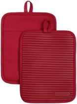 KitchenAid Kitchen Aid Costelado Macio Pote De Pote De Madeira, 7"x9", Passion Red