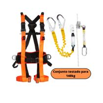 kitCinturão Paraquedista Ultra 7 Pontos+Talabarte Duplo Em Y Com ABS-CA 46892 kitCinturão Paraquedista Ultra 7 Pontos+Talabarte Duplo Em Y Com ABS-CA 46892
