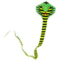 Kite Besra Cobra Snake 105x94cm colorida com cauda de 15m
