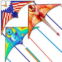 Kite Crogift 140 x 70 cm, pacote com 3 crianças e adultos, Easy Fly Kite Crogift 140 x 70 cm, pacote com 3 crianças e adultos, Easy Fly