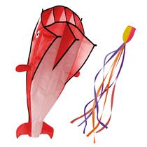 Kite IMAGE 3D Red Dolphin Breeze Beach Large com moldura Kite IMAGE 3D Red Dolphin Breeze Beach Large com moldura