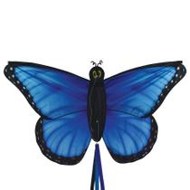 Kite In the Breeze Blue Morpho Butterfly 125x69cm com caudas Kite In the Breeze Blue Morpho Butterfly 125x69cm com caudas