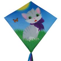 Kite In the Breeze Kitten 30 Diamond com 3 caudas por 6-20 mph Kite In the Breeze Kitten 30 Diamond com 3 caudas por 6-20 mph