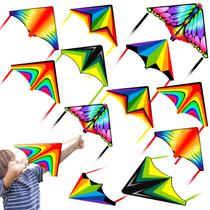 Kite Launcher Toy Ynybusi Mini Kites para crianças a partir de 3 anos (pacote com 12)