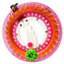 Kite Reel Winder Kaiciuss de 8,7 polegadas com linha e conector rosa Kite Reel Winder Kaiciuss de 8,7 polegadas com linha e conector rosa