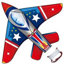 Kite TOY Life Fighter Jet para crianças de 4 a 8 anos com corda de 90 m