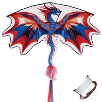 Kite TOY Life Large Dragon para crianças e adultos de 4 a 8 anos com corda de 300 pés Kite TOY Life Large Dragon para crianças e adultos de 4 a 8 anos com corda de 300 pés