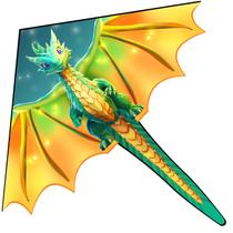Kite Xida Dragon para crianças de 4 a 8 anos, adultos, fácil de voar Kite Xida Dragon para crianças de 4 a 8 anos, adultos, fácil de voar